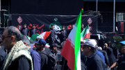 گزارش تصویری/ خدمت‌رسانی موکب بنیاد شهید در روز تشییع رهبر شهید