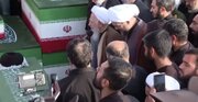بغض آیت‌الله جوادی آملی هنگام اقامۀ نماز بر پیکر مطهر رهبر شهید انقلاب