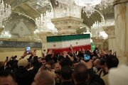 سیل جمعیت در تشییع رهبر شهید انقلاب در نجف اشرف
