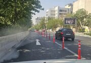 خطوط ویژه موقت در بزرگراه‌های تهران جمع‌آوری شد