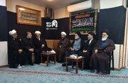 دیدار علما و بزرگان نجف اشرف با فرزند ارشد رهبر شهید انقلاب اسلامی