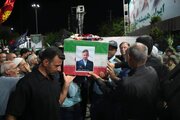 پیکر مطهر شهید علیرضا معینی در بوشهر تشییع شد
