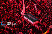 مراسم تشییع پیکر مطهر رهبر شهید انقلاب در کربلا