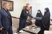 دیدار رضایی با خانواده سردار شهید خلیل هلالی‌محمدی