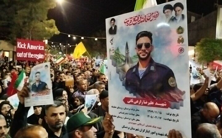 تشییع پیکر شهید «علیرضا زارعی ثانی» در بردسکن