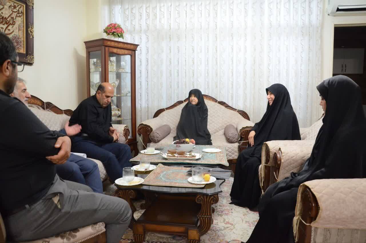 دیدار رضایی با خانواده سردار شهید خلیل هلالی‌محمدی