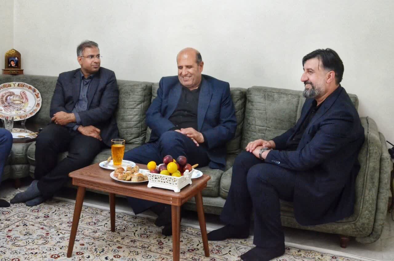 دیدار با خانواده شهید سید رضی طبایی جبلی