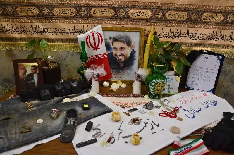 دیدار مدیرکل بنیاد تهران بزرگ با خانواده پاسدار شهید صادقی
