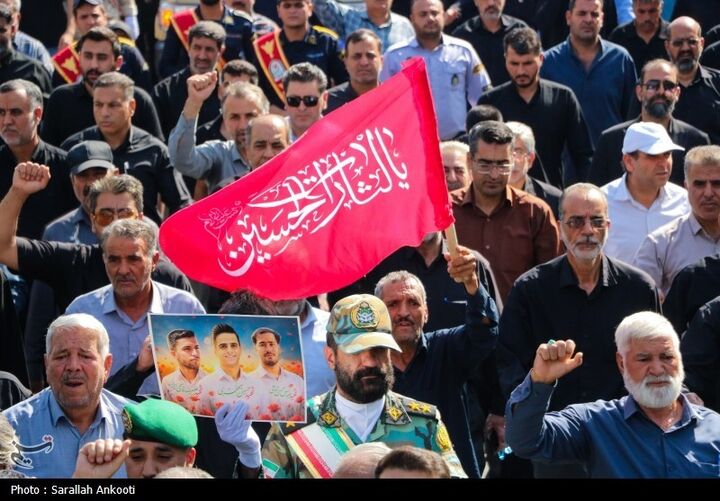 تشییع شهدای وطن