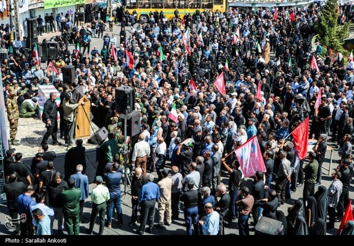 تشییع شهدای وطن