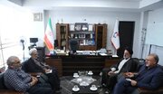 نشست هماهنگی بنیاد شهید و بعثه مقام معظم رهبری در ستاد مرکزی اربعین برگزار شد