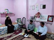 دیدار مدیرکل بنیاد شهید بوشهر با دو مادر معزز شهید در گناوه