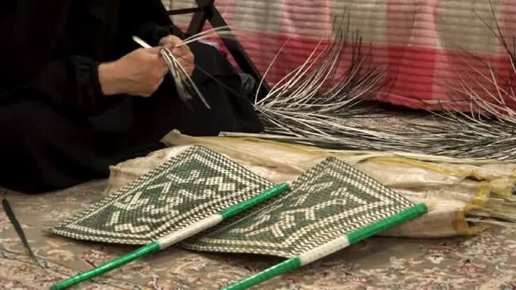 بافت بادبزن بافقی‌ها برای اربعین ثبت ملی شد