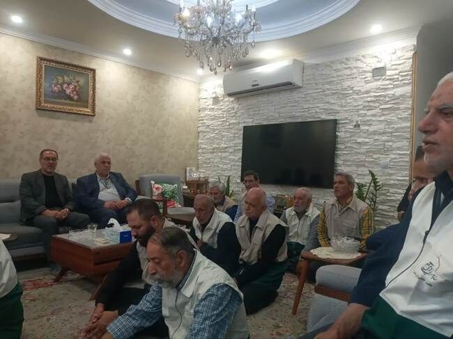 دیدار مدیرکل بنیاد شهید مازندران با جانباز ۷۰ درصد ساری