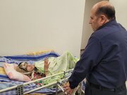 عیادت مدیرکل بنیاد شهید تهران از مادر شهیدان ملکی