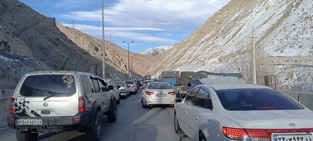 وضعیت ترافیکی جاده‌ها