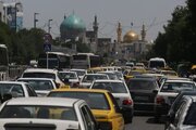 تردد و توقف وسایل نقلیه در حلقه ترافیکی حرم مطهر رضوی ممنوع است