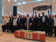 پیکر مطهر جانباز شهید «حاج علی عیسی نژاد» در ایلام تشییع شد