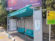 تحول در اطلاع‌رسانی ایستگاه‌های اتوبوس منطقه یک با نصب نقشه راهنمای خطوط