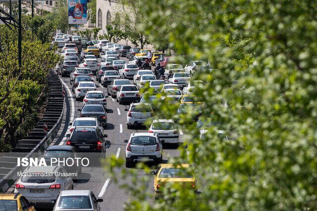 ترافیک سنگین در محورهای شمالی و ورودی‌های تهران