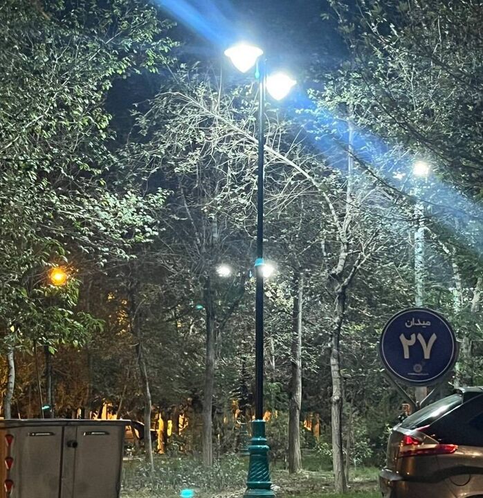 بهسازی روشنایی میدان ۲۷ منطقه ۸