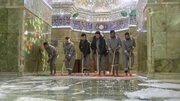 شستشو و غبارروبی حرم امامین عسکریین(ع) به مناسبت شهادت امام حسن عسکری(ع)