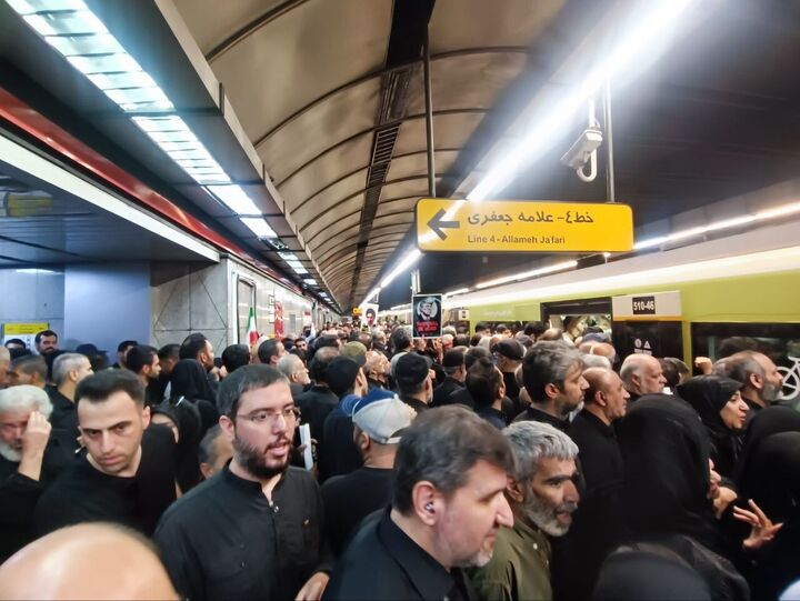 خدمات مترو در مراسم چهلم رهبر شهید