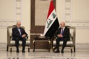 دیدار قالیباف با رئیس‌جمهور عراق