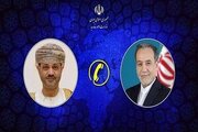 گفتگوی تلفنی وزیران خارجه ایران و عمان