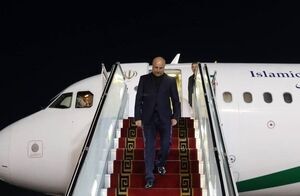 رئیس مجلس و هیأت پارلمانی همراه وارد تهران شدند