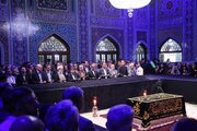 تجدید میثاق وزیر دادگستری با آرمان‌های رهبر شهید در حرم رضوی