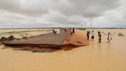 سیل ناگهانی در سودان ۶۳ خانواده را آواره و ده‌ها خانه را ویران کرد