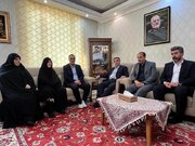 دیدار رئیس بنیاد شهید با خانواده شهید سردار سپهبد محمد پاکپور