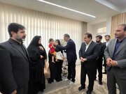 دیدار رئیس بنیاد شهید با خانواده شهید جنگ رمضان حمیدرضا رجبی