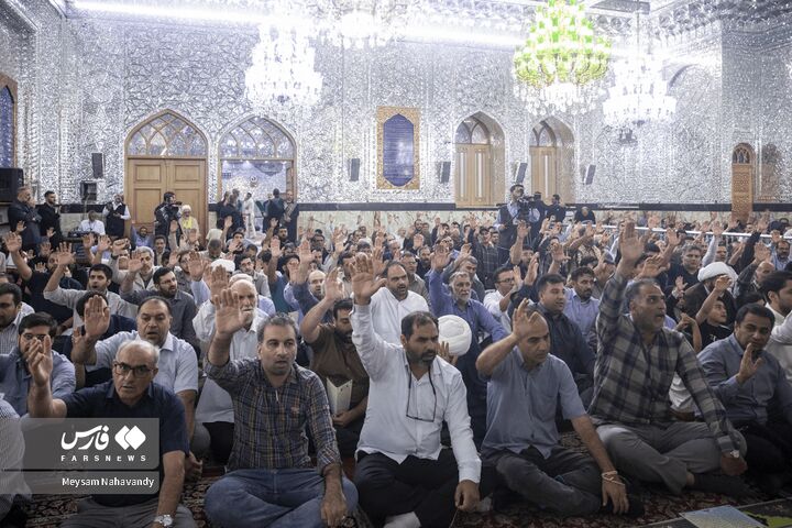 غباروبی حرم عبدالعظیم