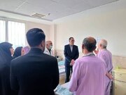بازدید رئیس بنیاد شهید و امور ایثارگران از بیمارستان نیایش