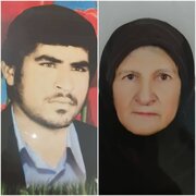 آسمانی شدن مادر شهیدحسن آسکتی در نهبندان خراسان جنوبی