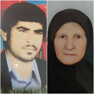 آسمانی شدن مادر شهیدحسن آسکتی در نهبندان خراسان جنوبی