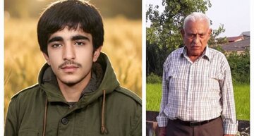 پدر شهید سیدبهرام ساداتی به فرزند شهیدش پیوست