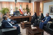 دیدار رئیس بنیاد شهید با نماینده مردم ساری در مجلس شورای اسلامی