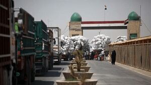 تردد کامیونی در شلمچه از سر گرفته شد