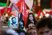 دویستمین شب اجتماع مردمی در میدان انقلاب
