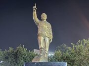 رونمایی از تندیس سردار شهید امیرعلی حاجی‌زاده در میدان ابوذر