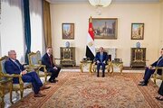 دیدار السیسی با رئیس سیا