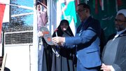 زنگ ایثار در نخستین روز سال تحصیلی جدید در دبیرستان روشنگر شاهد نواخته شد
