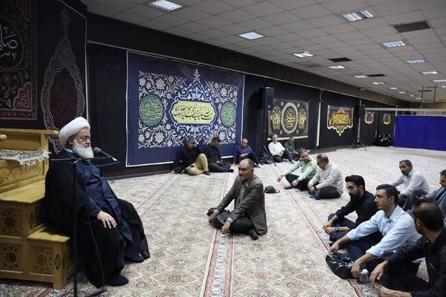 مراسم سالروز وفات حضرت معصومه (س) در بنیاد شهید و امور ایثارگران برگزار شد
