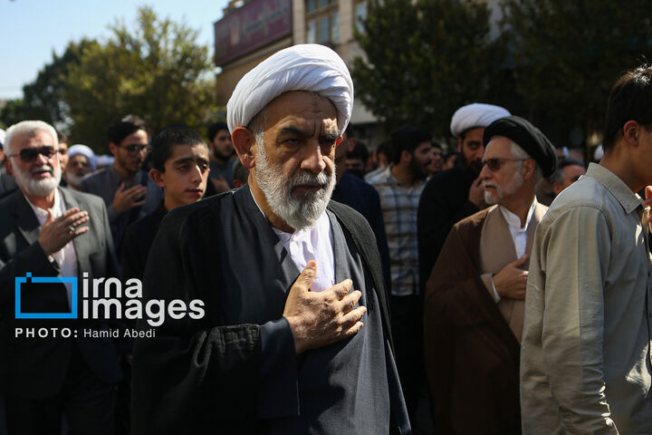 خاکسپاری ایت الله شبیری