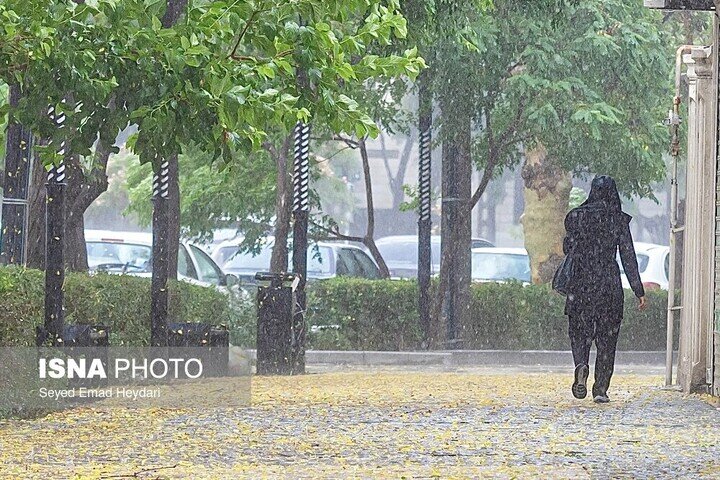 رگبار در شمال و وزش باد شدید در غرب و جنوب تهران