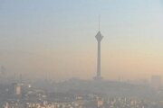هوای تهران در اولین روز هفته آلوده شد