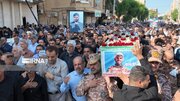 پبکر شهید هوافضای سپاه در بوشهر تشییع و خاکسپاری شد